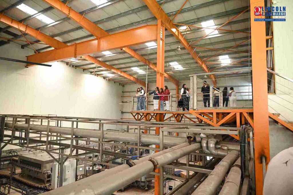 lincoln student exploring the industry infrastructure