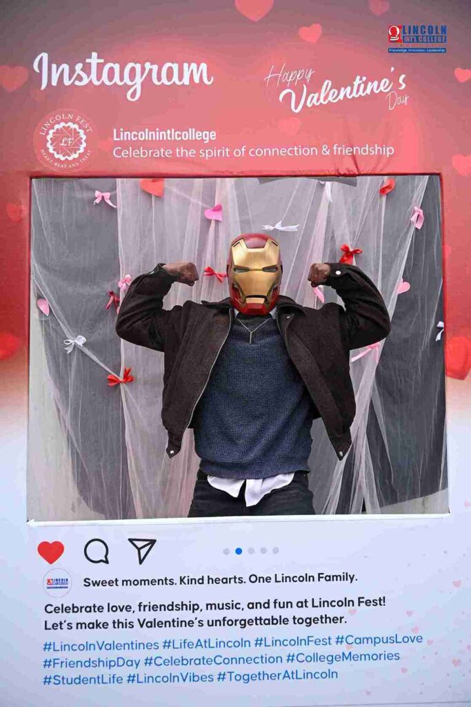 Iron Man at Lincoln colllege fest